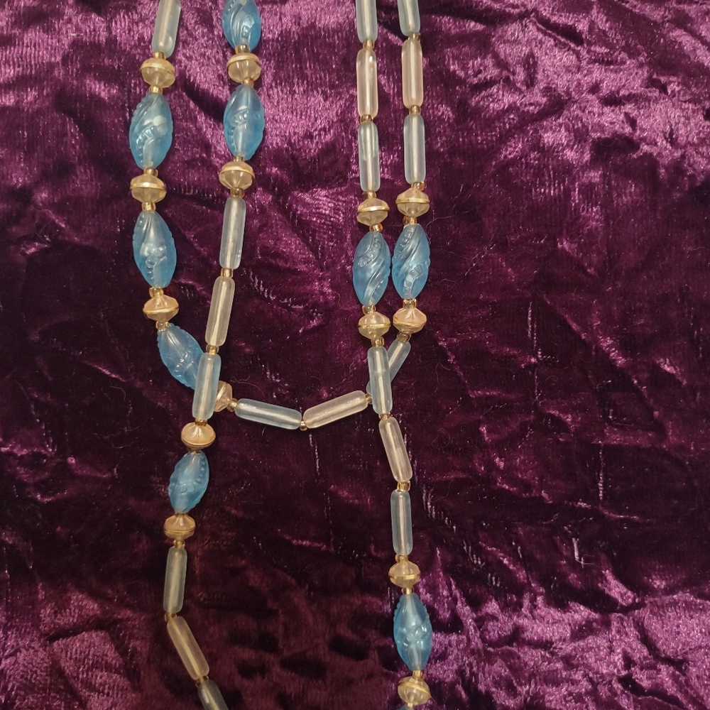 Lot of vintage/costume jewelry necklaces - Picture 5 of 7